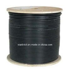 Cable LAN CAT6A UTP de gama alta 10 Gigabit Negro